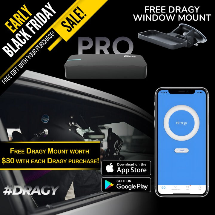 Dragy Pro  + Free Suction Window Mount!